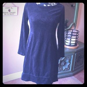Velour dress